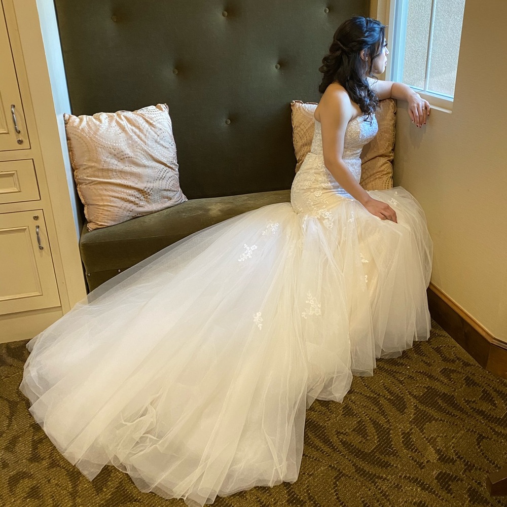 Cocomelody mermaid corset wedding dress